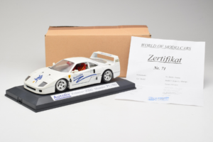Ferrari F40 Autoliv Bílý Limitovaná Edice 150 ks Exclusive Cars 1:18 EC001 Kov – obrázek 9 z 9