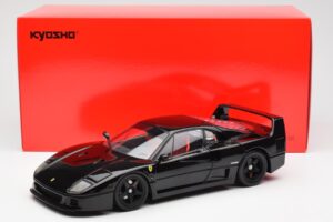 Ferrari F40 Černý Kyosho 1:18 08416BK Kov – obrázek 10 z 10