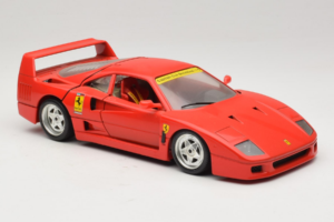 Ferrari F40 Club Deutschland Červený Bburago 1:18 3032-L3 Kov – obrázek 6 z 8