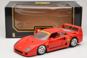 Ferrari F40 Club Deutschland Červený Bburago 1:18 3032-L3 Kov – obrázek 8 z 8