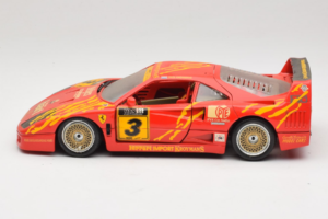 Ferrari F40 Evoluzione #3 Brummel Červený 1987 Bburago 1:18 3022-P2 Kov – obrázek 4 z 8