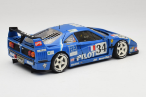 Ferrari F40 Evoluzione #34 Modrý Custom 1987 Bburago 1:18 3032-C1 Kov – obrázek 3 z 8