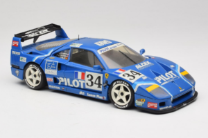 Ferrari F40 Evoluzione #34 Modrý Custom 1987 Bburago 1:18 3032-C1 Kov – obrázek 6 z 8