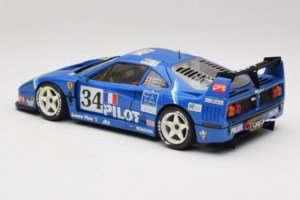 Ferrari F40 Evoluzione #34 Modrý Custom 1987 Bburago 1:18 3032-C1 Kov – obrázek 7 z 8