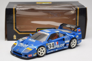 Ferrari F40 Evoluzione #34 Modrý Custom 1987 Bburago 1:18 3032-C1 Kov – obrázek 8 z 8