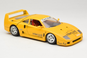Ferrari F40 Interconti Car HiFi Žlutý Bburago 1:18 3032-I1 Kov – obrázek 6 z 8