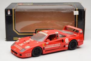 Ferrari F40 #6 V. Colombo L'Indipendente Červený 1987 Bburago 1:18 3032-L1 Kov – obrázek 8 z 8