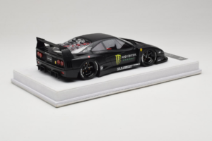 Ferrari F40 LB Works Monster Energy Matt Black BBA 1:18 REMC026 Pryskyřice – obrázek 3 z 7