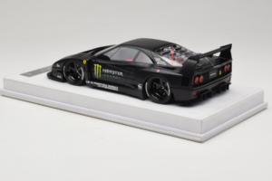 Ferrari F40 LB Works Monster Energy Matt Black BBA 1:18 REMC026 Pryskyřice – obrázek 5 z 7