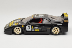 Ferrari F40 Magneti Marelli #3 Černý Bburago 1:18 3022-B1 Kov – obrázek 4 z 8