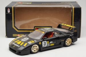 Ferrari F40 Magneti Marelli #3 Černý Bburago 1:18 3022-B1 Kov – obrázek 8 z 8