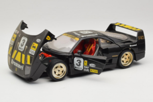 Ferrari F40 Magneti Marelli #3 Černý Bburago 1:18 3022-B1 Kov – obrázek 2 z 8
