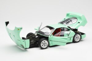 Ferrari F40 Mátová Zelená Kyosho 1:18 08416MG Kov – obrázek 2 z 10