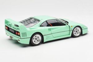 Ferrari F40 Mátová Zelená Kyosho 1:18 08416MG Kov – obrázek 4 z 10