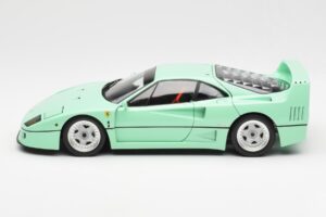 Ferrari F40 Mátová Zelená Kyosho 1:18 08416MG Kov – obrázek 6 z 10