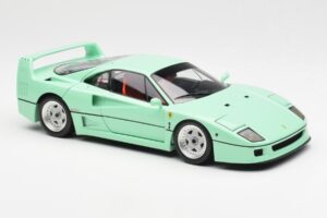 Ferrari F40 Mátová Zelená Kyosho 1:18 08416MG Kov – obrázek 8 z 10