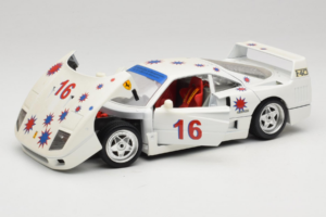 Ferrari F40 #16 Borsenmodells Bílý Limited Edition 333 pcs 1987 Bburago 1:18 3332-W1 Kov – obrázek 2 z 8