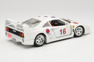 Ferrari F40 #16 Borsenmodells Bílý Limited Edition 333 pcs 1987 Bburago 1:18 3332-W1 Kov – obrázek 3 z 8
