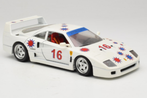 Ferrari F40 #16 Borsenmodells Bílý Limited Edition 333 pcs 1987 Bburago 1:18 3332-W1 Kov – obrázek 6 z 8