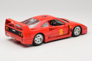 Ferrari F40 #8 Bevro International Červený 1987 Bburago 1:18 3332-P3 Kov – obrázek 3 z 8