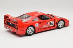 Ferrari F40 #56 Pilot Červený 1987 Bburago 1:18 3332-P2 Kov – obrázek 3 z 8