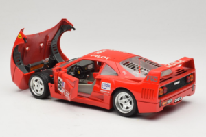 Ferrari F40 #56 Pilot Červený 1987 Bburago 1:18 3332-P2 Kov – obrázek 5 z 8