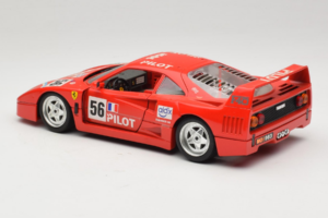 Ferrari F40 #56 Pilot Červený 1987 Bburago 1:18 3332-P2 Kov – obrázek 7 z 8