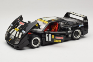 Ferrari F40 Pirelli Agip #1 Černý Bburago 1:18 3332-B1 Kov – obrázek 2 z 8
