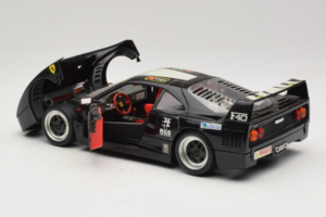 Ferrari F40 Pirelli Agip #1 Černý Bburago 1:18 3332-B1 Kov – obrázek 5 z 8