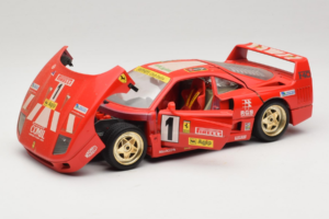 Ferrari F40 Evoluzione #1 Pirelli Agip Červený se Zlatými Koly 1992 Bburago 1:18 3042-P2 Kov – obrázek 2 z 8
