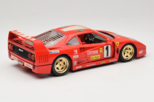 Ferrari F40 Evoluzione #1 Pirelli Agip Červený se Zlatými Koly 1992 Bburago 1:18 3042-P2 Kov – obrázek 3 z 8