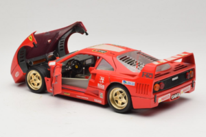 Ferrari F40 Evoluzione #1 Pirelli Agip Červený se Zlatými Koly 1992 Bburago 1:18 3042-P2 Kov – obrázek 5 z 8