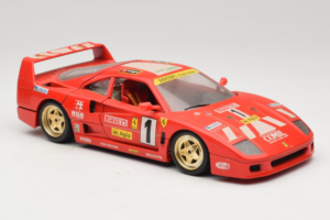 Ferrari F40 Evoluzione #1 Pirelli Agip Červený se Zlatými Koly 1992 Bburago 1:18 3042-P2 Kov – obrázek 6 z 8
