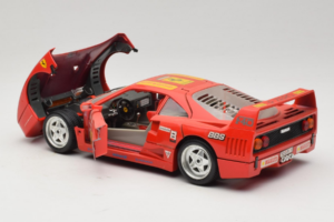 Ferrari F40 Pirelli BBS Červený Bburago 1:18 3032-P4 Kov – obrázek 5 z 8
