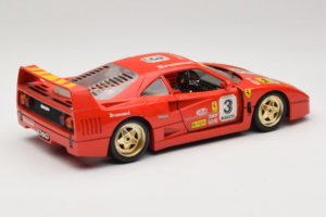 Ferrari F40 #3 Pirelli Červený 1987 Bburago 1:18 3332-P4 Kov – obrázek 3 z 8