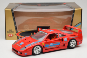 Ferrari F40 PPG Auto Refinish Červený Bburago 1:18 3332-P1 Kov – obrázek 8 z 8