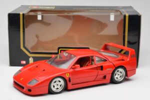 Ferrari F40 Červený Bburago 1:18 3032 Kov – obrázek 8 z 8