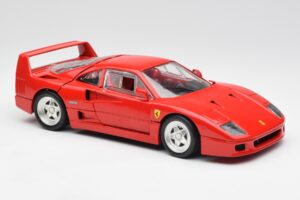 Ferrari F40 Červený Hot Wheels 1:18 23911 Kov – obrázek 6 z 8