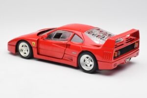 Ferrari F40 Červený Hot Wheels 1:18 23911 Kov – obrázek 7 z 8