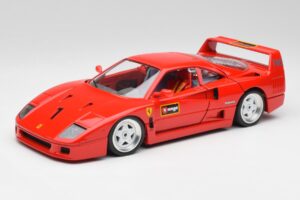 Ferrari F40 Červený Bburago 1:18 3332 Kov