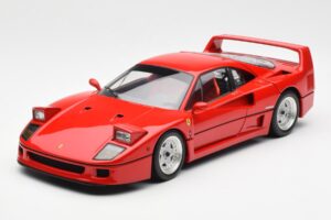 Ferrari F40 Červený Kyosho 1:18 08416R2 Kov – obrázek 3 z 10