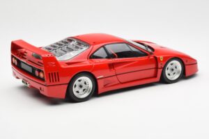 Ferrari F40 Červený Kyosho 1:18 08416R2 Kov – obrázek 4 z 10