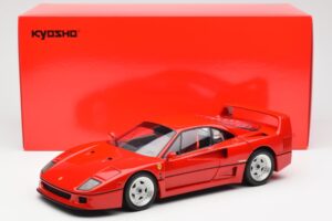 Ferrari F40 Červený Kyosho 1:18 08416R2 Kov – obrázek 10 z 10