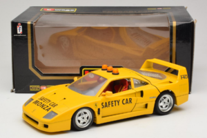 Ferrari F40 Safety Car Žlutý Bburago 1:18 3032-Y2 Kov – obrázek 8 z 8