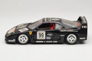 Ferrari F40 Seco #99 Lesseps / Charriol / Balandras Černý Bburago 1:18 3032-B3 Kov – obrázek 4 z 8