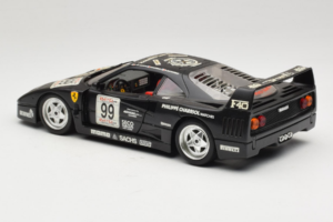 Ferrari F40 Seco #99 Lesseps / Charriol / Balandras Černý Bburago 1:18 3032-B3 Kov – obrázek 7 z 8