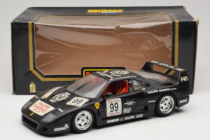Ferrari F40 Seco #99 Lesseps / Charriol / Balandras Černý Bburago 1:18 3032-B3 Kov – obrázek 8 z 8