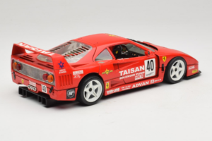 Ferrari F40 #40 T. Ohta / A. Reid Taisan Červený 1987 Bburago 1:18 3022-T1 Kov – obrázek 3 z 8