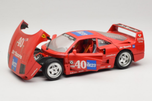 Ferrari F40 #40 the0123 Červený 1987 Bburago 1:18 3332-P5 Kov – obrázek 2 z 8