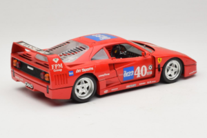 Ferrari F40 #40 the0123 Červený 1987 Bburago 1:18 3332-P5 Kov – obrázek 3 z 8